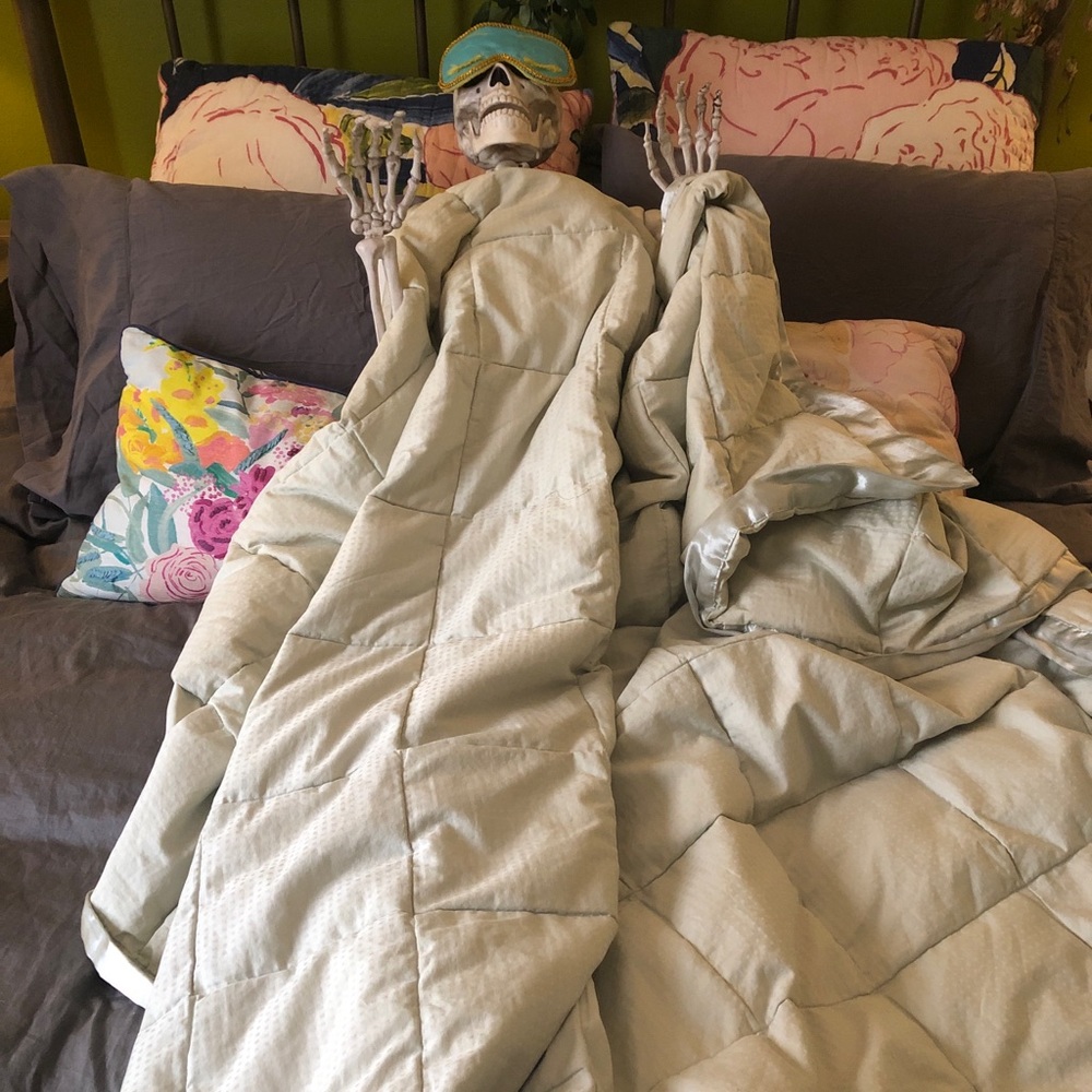 Down Blanket, Mint green, Queen/Full size